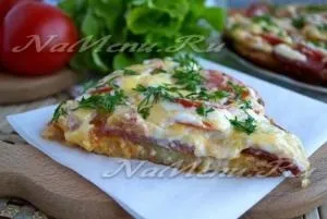 Картопляна піца на сковороді (піца) Картопляна піца на сковороді