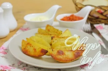 Картопля по-селянськи в духовці рецепт з фото (духовці) Картопля по-селянськи в духовці рецепт з фото