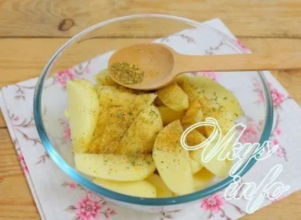 Картопля по-селянськи в духовці рецепт з фото (духовка) Картопля по-селянськи в духовці рецепт з фото