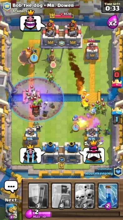 Кланові бої в clash royale