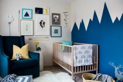 Кімната для новонародженого 100 фото ідей інтер'єру