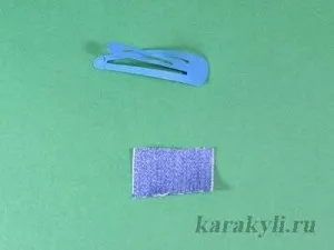 Кріплення квітів з тканини до заколки, резинки для волосся, каракулі
