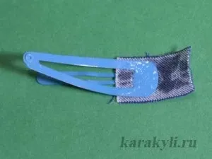 Кріплення квітів з тканини до заколки, резинки для волосся, каракулі