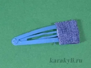 Кріплення квітів з тканини до заколки, резинки для волосся, каракулі