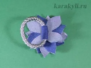 Кріплення квітів з тканини до заколки, резинки для волосся, каракулі
