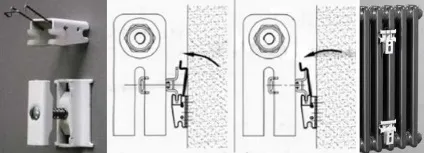 Кронштейни для радіаторів опалення настінні, підлогові, з регулюванням, для швидкого монтажу (кронштейни) Кронштейни для радіаторів опалення настінні, підлогові, з регулюванням, для швидкого монтажу