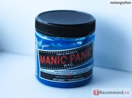 Фарба для волосся manic panic - «хочете пофарбувати волосся в незвичайний колір наприклад, бірюзовий manic
