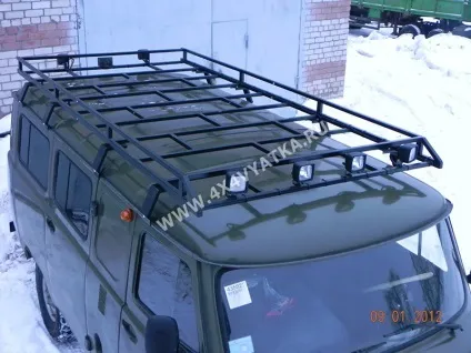 Кріплення багажника на уаз буханець своїми руками (буханець) Кріплення багажника на уаз буханець своїми руками