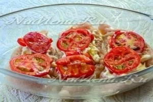 Куряче філе в духовці з помідорами і сиром (філе) Куряче філе в духовці з помідорами і сиром