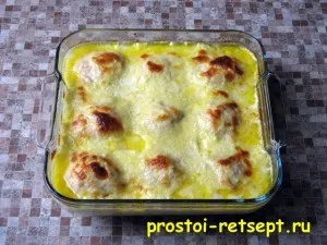 Курячі кульки у вершковому соусі, готувати просто!