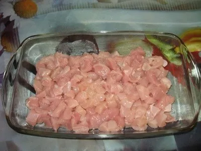 Куряча запіканка з грибами (курка з грибами в духовці) Куряча запіканка з грибами