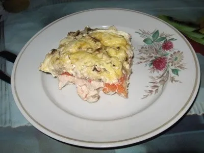 Куряча запіканка з грибами (курка з грибами в духовці) Куряча запіканка з грибами