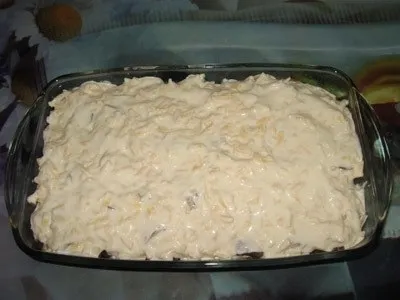 Куряча запіканка з грибами (курка з грибами і сиром) Куряча запіканка з грибами