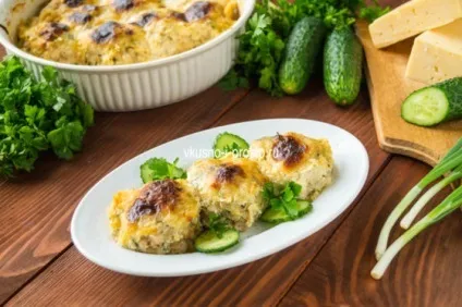 Курячі кульки в сирному соусі (сирному) Курячі кульки в сирному соусі