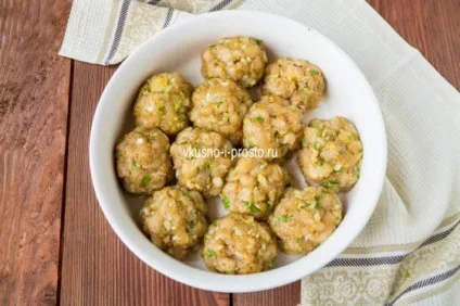 Курячі кульки в сирному соусі (курячий кульку рецепт сирний соус) Курячі кульки в сирному соусі