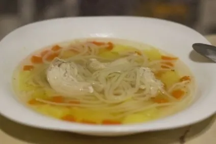 Курячий суп для дітей - рецепт з фото (ріжу кубиком Вкладаю) Курячий суп для дітей - рецепт з фото