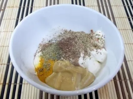 Курячі стегна в духовці - з картоплею і часником (курячі) Курячі стегна в духовці - з картоплею і часником