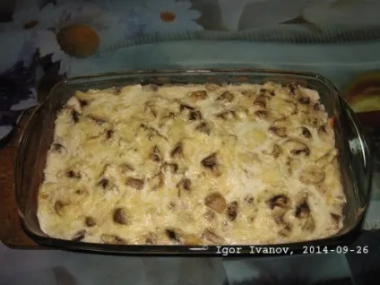 Куряча запіканка з грибами (грибами) Куряча запіканка з грибами