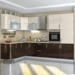 Кухня кольору ваніль поєднання з венге в стилях інтер'єру, фото, відео (кольори) Кухня кольору ваніль поєднання з венге в стилях інтер'єру, фото, відео