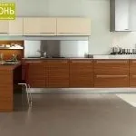 Кухня кольору ваніль поєднання з венге в стилях інтер'єру, фото, відео (фото) Кухня кольору ваніль поєднання з венге в стилях інтер'єру, фото, відео
