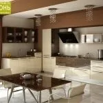 Кухня кольору ваніль поєднання з венге в стилях інтер'єру, фото, відео (кухня) Кухня кольору ваніль поєднання з венге в стилях інтер'єру, фото, відео
