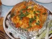 Курка з картоплею в духовці у фользі (порційна) (фользі) Курка з картоплею в духовці у фользі (порційна)