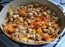 Курка з капустою - покроковий рецепт з фото на