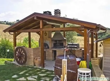 Літня кухня на дачі