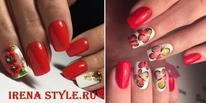 Манікюр під червоне плаття 2017 фото стильні ідеї новинки