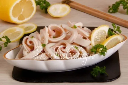 Мариновані кальмари - рецепт з фото (зробити мариновані кальмари) Мариновані кальмари - рецепт з фото
