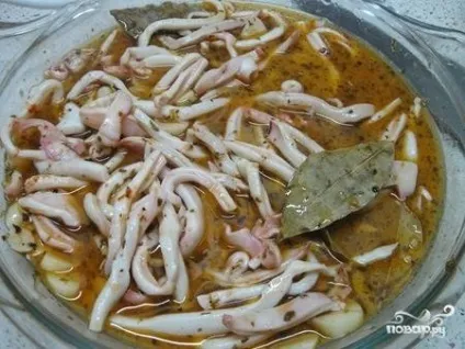 Мариновані кальмари в домашніх умовах - покроковий рецепт з фото на (умовах) Мариновані кальмари в домашніх умовах - покроковий рецепт з фото на