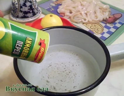 Мариновані кальмари - рецепт приготування - смачна їжа (рецепт) Мариновані кальмари - рецепт приготування - смачна їжа