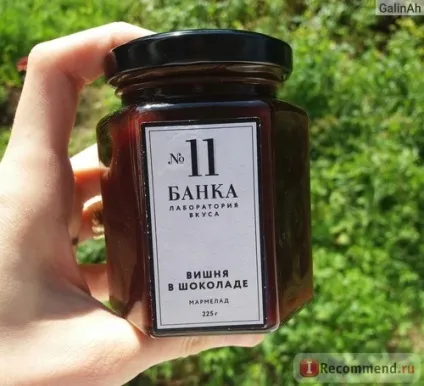 Мармелад лабораторія смаку банку №11 вишня в шоколаді - «мармелад в банку! Ще й з індивідуальним