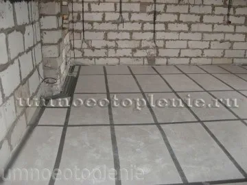 Монтаж водяної теплої підлоги