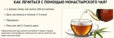Монастирський чай від простатиту, склад, відгуки