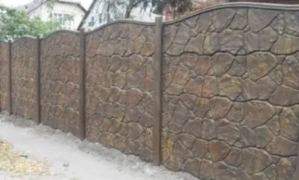 Монтаж секційних парканів, фото фарбування бетонного паркану (фото) Монтаж секційних парканів, фото фарбування бетонного паркану