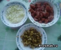 М'ясо з солоними огірками, яловичина з солоними огірками (м'ясо) М'ясо з солоними огірками, яловичина з солоними огірками