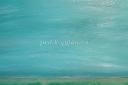 Морський пейзаж гуашшю поетапно з фото (морської) Морський пейзаж гуашшю поетапно з фото