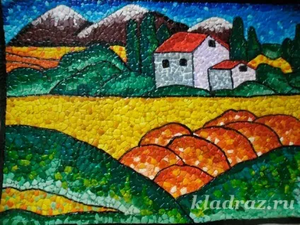 Мозаїка з яєчної шкаралупи