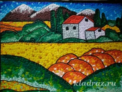 Мозаїка з яєчної шкаралупи