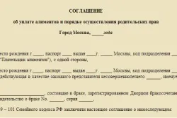 Нотаріальне угоду про сплату аліментів порядок складання, розділи (нотаріальне угоду сплату аліментів письмове оформлення договір зразок) Нотаріальне угоду про сплату аліментів порядок складання, розділи