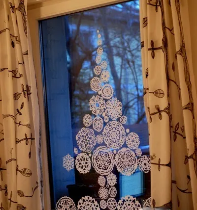новорічне вікно