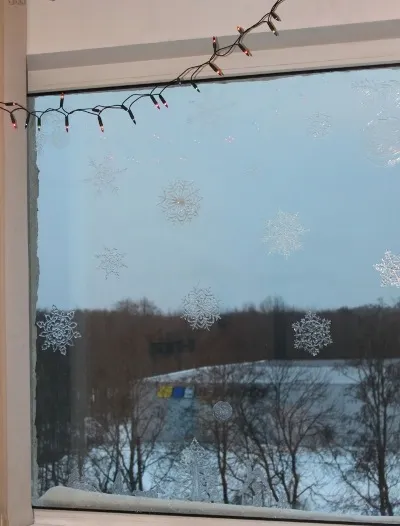 новорічне вікно