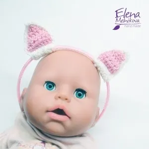 Ободок котячі вушка