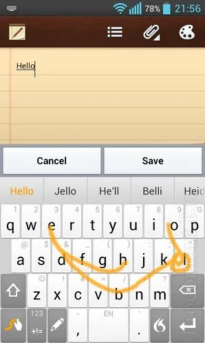 Огляд клавіатури swype для android - чотири Щоб ввести текст на смартфонах і планшетах (клавіатури) Огляд клавіатури swype для android - чотири Щоб ввести текст на смартфонах і планшетах
