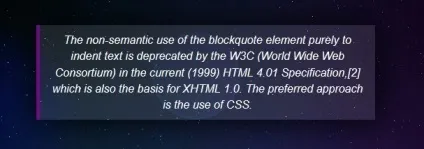 Оформлення цитати тег blockquote