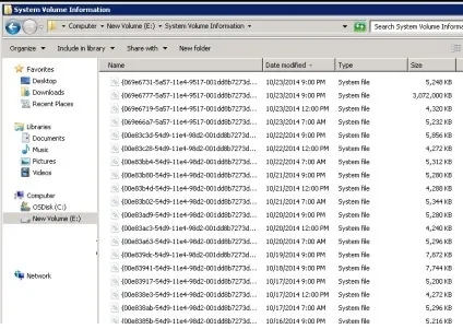 Очищення каталогу system volume information, windows для системних адміністраторів