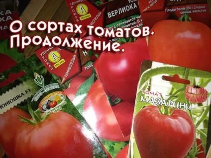Про сортах томатів