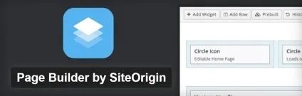 Page builder by siteorigin - побудова сторінок в wordpress
