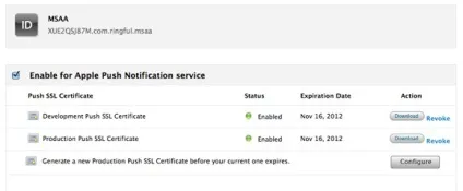 Передача повідомлень в ios-пристрої